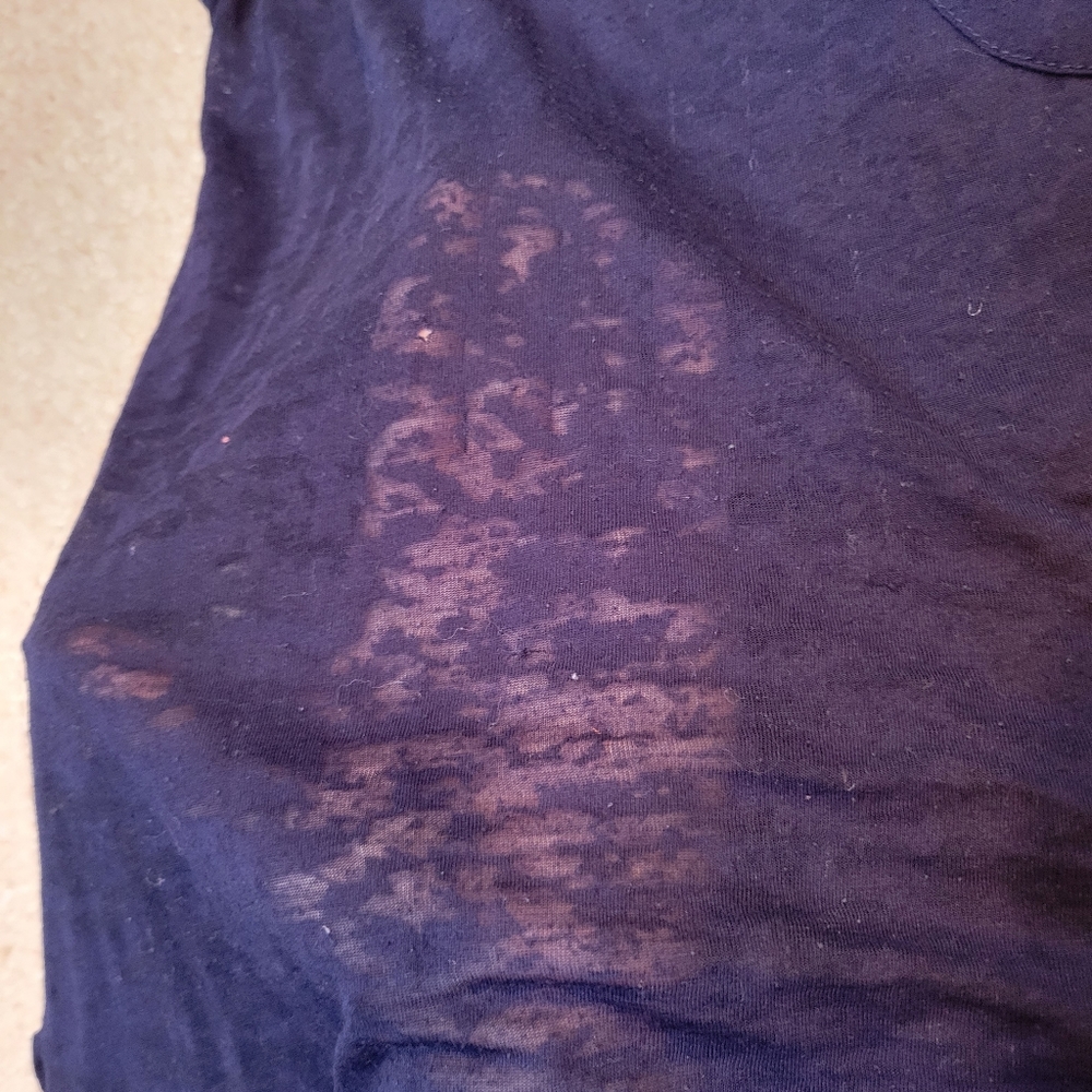 Navy Burnout Racerback Tank - Picture 7 of 7